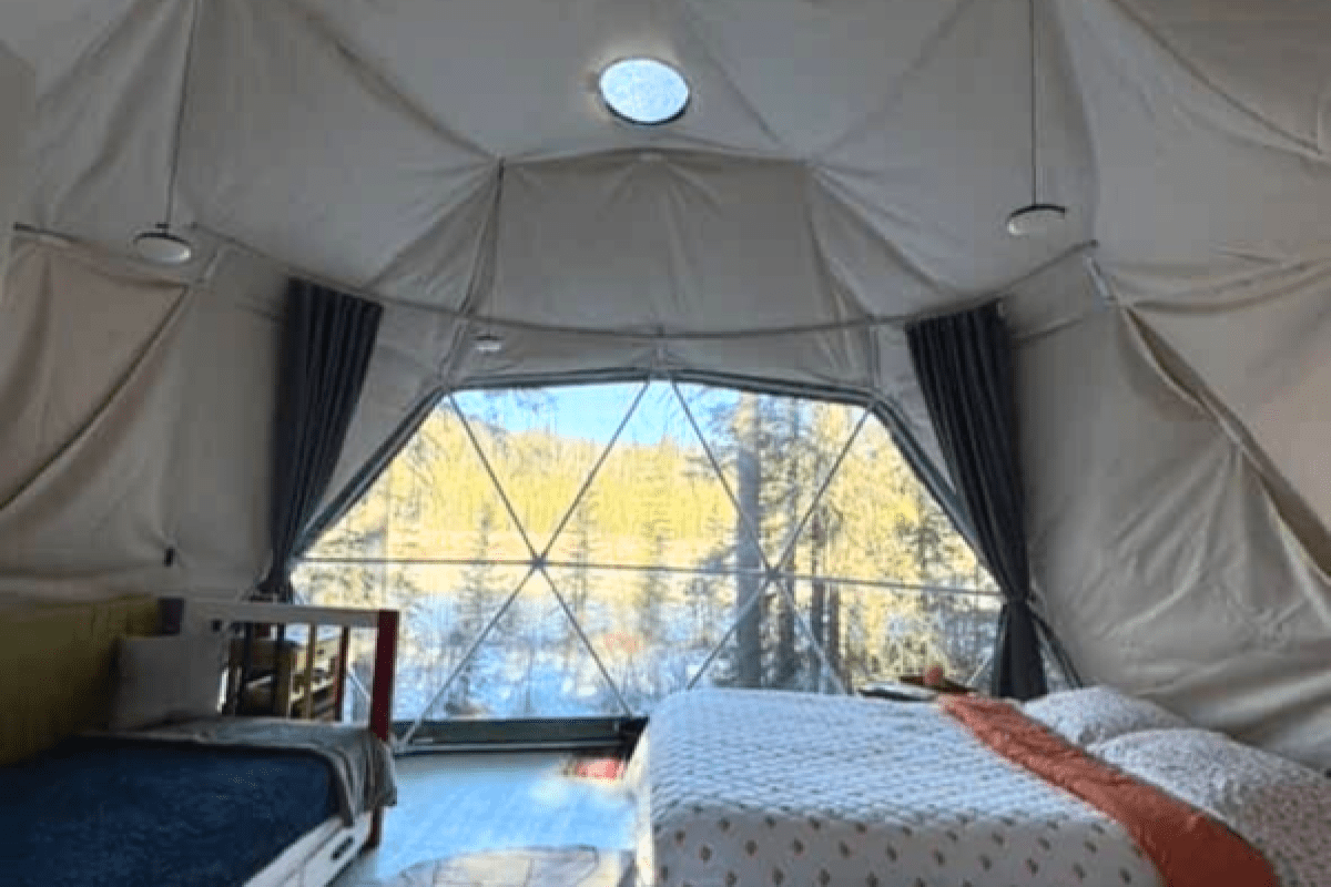 Stay Wild in Style: Disconnect to Reconnect in Our Riverview Geodome